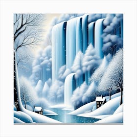 winter landscape Canvas Print