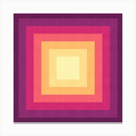 Gradient squares 4 Canvas Print