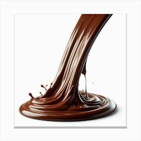 Chocolate Pouring 2 Canvas Print