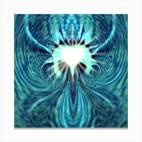 Angel - energy- photo montage Canvas Print