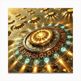 Energy Shields Converted Canvas Print