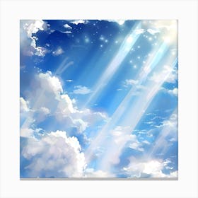 Sky With Clouds Canvas Print