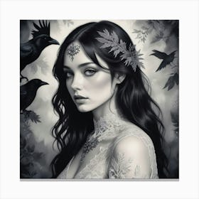 Crows Canvas Print