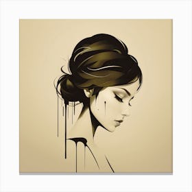 Portrait Of A Woman Canvas Print