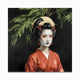 Japan geisha Canvas Print