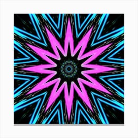 Psychedelic Star 21 Canvas Print