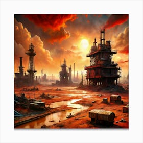 Apocalypse City Canvas Print