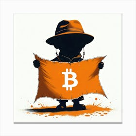 Bitcoin Explorer 4 Canvas Print