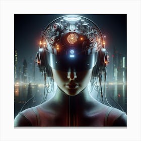 Futuristic Woman 7 Canvas Print