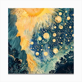 Sun And Moon Canvas Print