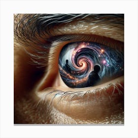 Spiral Eye Canvas Print