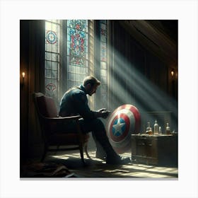 Captain America Canvas Print
