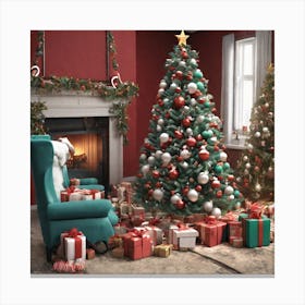 Christmas Tree Canvas Print