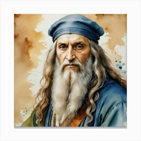 Leonardo Da Vinci Canvas Print