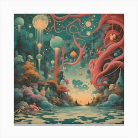 Christmas Dreamland Canvas Print