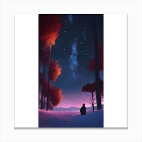 Night Sky 1 Canvas Print