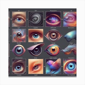 Eye Collection Canvas Print