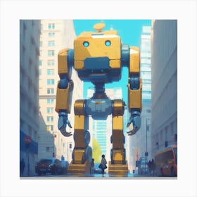 Big Robot Canvas Print