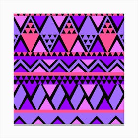 Seamless Purple Pink Pattern Canvas Print