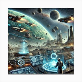 A Powerful Scene Resource Control Asterian Syndicate Canvas Print