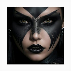 Gaze of the fierce spirit Canvas Print