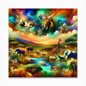 African Heaven Canvas Print