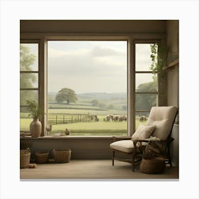 Room With A View art print Canvas Print