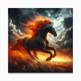 Fire Horse 4 Leinwandbild