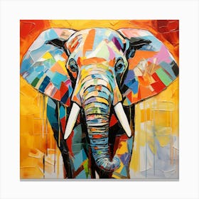 Elephant Painting 3 Canvas Print