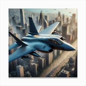 Eagle Fighter Jet Canvas Print