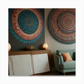 Default Mandala Trendy Wall Art For Mass Sell 1 Canvas Print