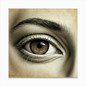 Eye Of A Woman 1 Canvas Print