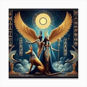 Egyptian Goddess 1 Canvas Print