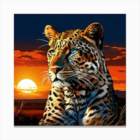 Serengeti Leopard Canvas Print