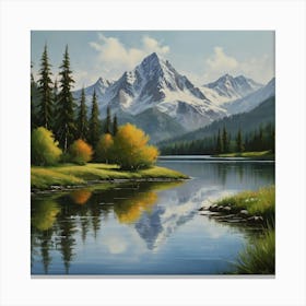 Mountain Lake 32 Canvas Print
