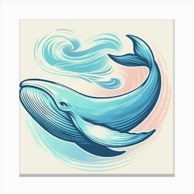 Whale 4 Canvas Print