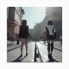 Sisters 2 ( Fromhifitowifi ) Canvas Print