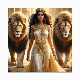 Egyptian Queen 66 Canvas Print