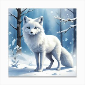 Snowy Wonderland Canvas Print