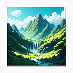 Valley of Tranquility Canvas Print