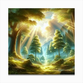 Fantasy Forest 26 Canvas Print