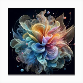 Abstract Flower 2 Canvas Print