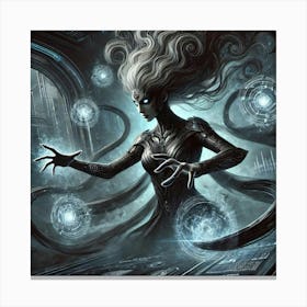 Queen Sorath Shadow Manipulation Sci Fi Canvas Print