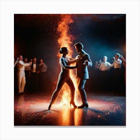 Dance Of Flames 1 Canvas Print