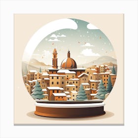 Florence Italy 2 Snowglobe Canvas Print