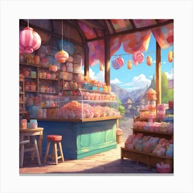 Candy Shop Canvas Print