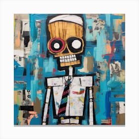 Skeleton 9 Canvas Print