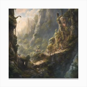 Fantasy Painting Canvas Print