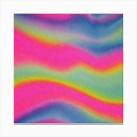 Pink tie-dye waves Canvas Print