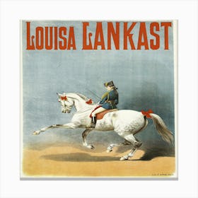 Louisa Lankast (1880 1900) Canvas Print